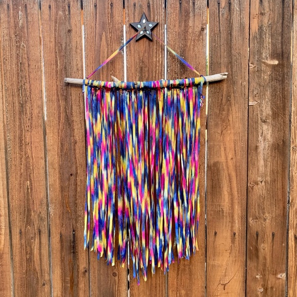 Wall Hanging Chakra Rainbow Pride, Colorful Handmade Wall Art Hanging Decor - Picture 3 of 8